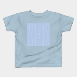 BlueTile pattern with circles and stars Kids T-Shirt